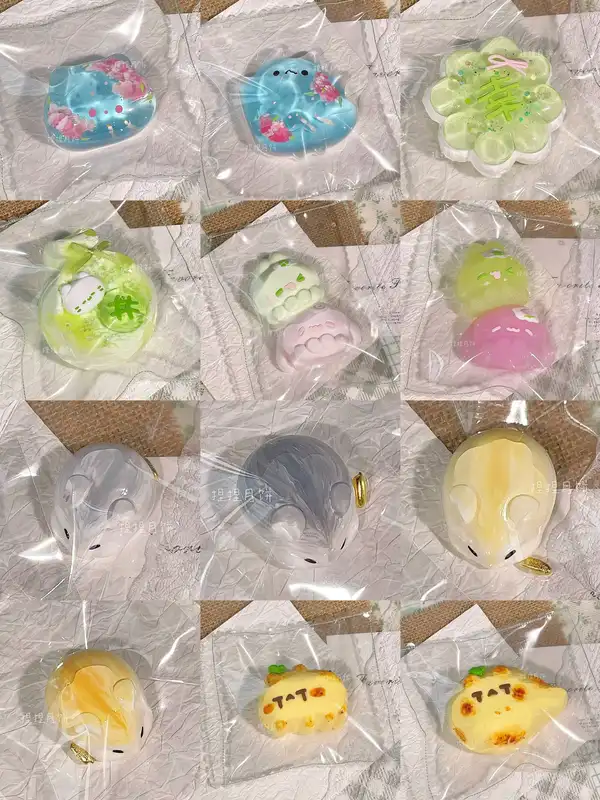 【NieNieYueBing 捏捏月饼 四月新作】です スクイーズ (予約商品)（4月26日 18:00まで）
